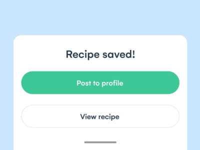 Introducing recipe posts in profiles!