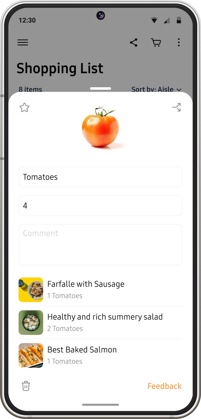 Grocery List App: Cut Grocery Shopping Time in Half with Samsung Food