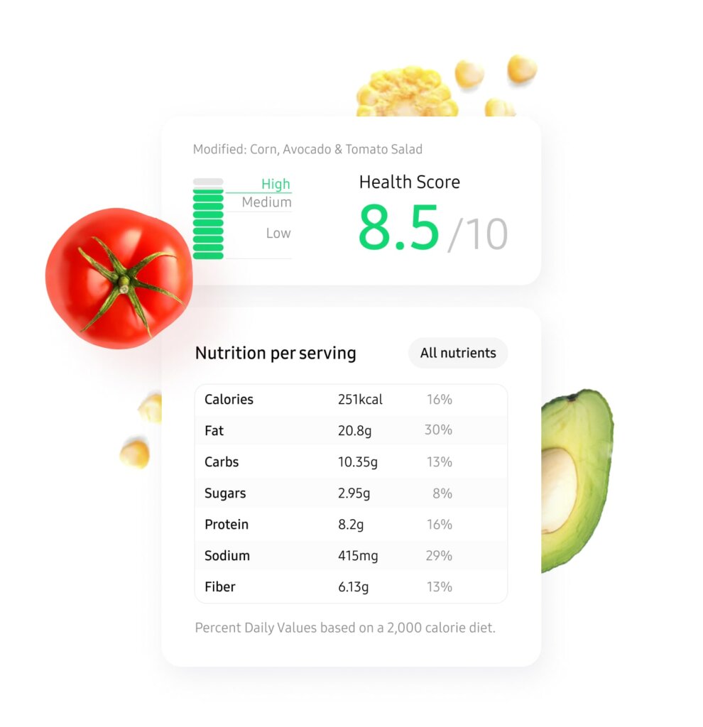 Free Recipe Nutrition Calculator from Samsung Food