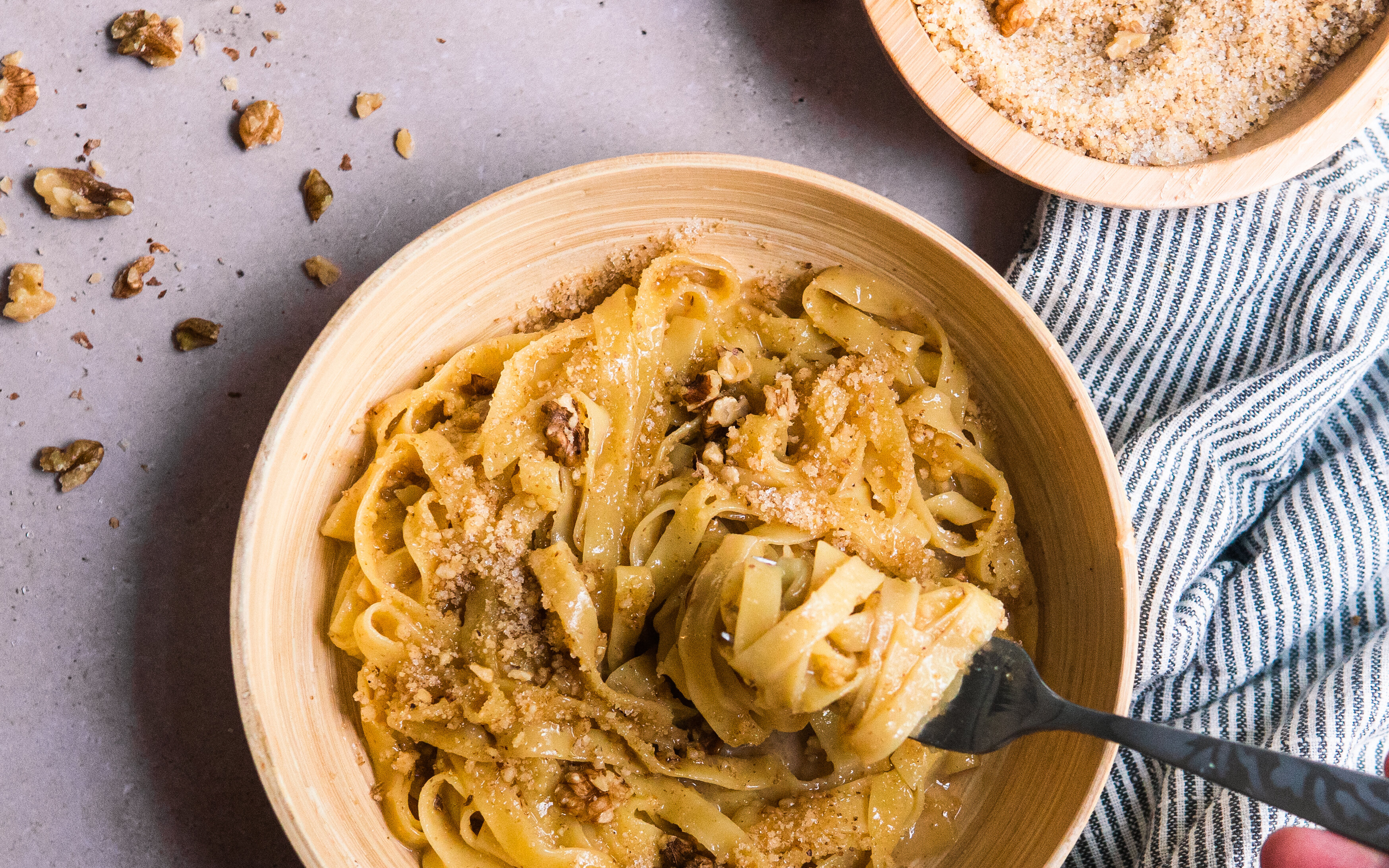 Kevin's walnut pasta